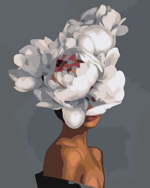 Картина по номерам на холсте с подрамником 40х50 см. Девушка, парень ...