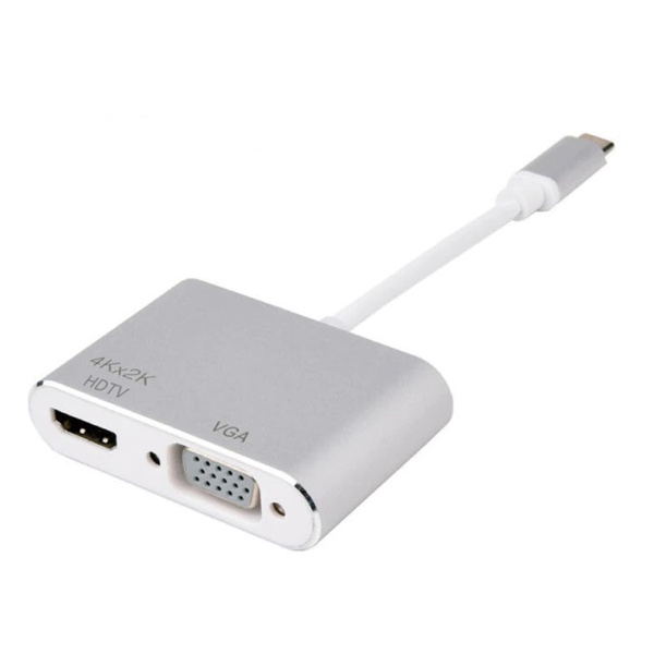 Переходник Lightning папа Audio HDMI мама Digital AV Adapter (белый ...