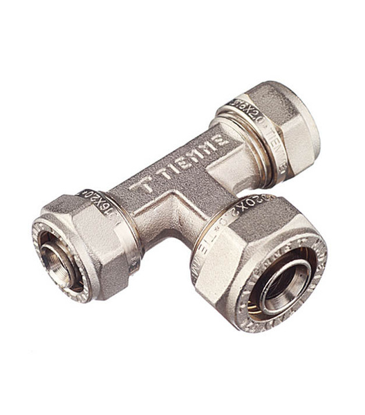 Тройник 16 обж(ц) х 20 обж(ц) х 16 обж(ц), d12y59o80 - купить по ...