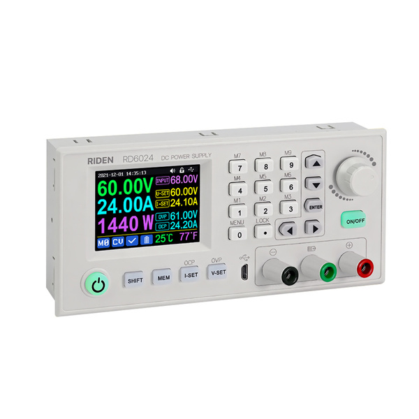RD6024-W 24A 12V 36V 48V 60V Регулируемый понижающий цифровой источник ...