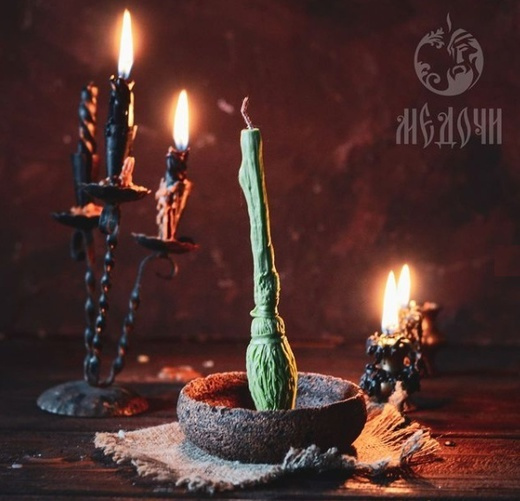 Метла хозяина. Силиконовая Форма для свечи от Медочи. - купить с ...