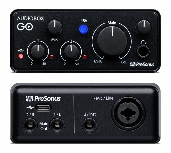 Звуковая карта PreSonus AUDIOBOX GO купить по выгодной цене в интернет ...