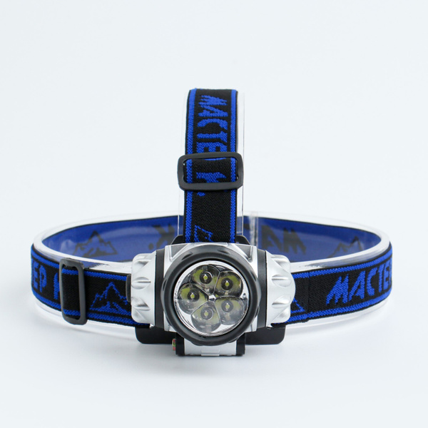 Фонарик налобный "Мастер К", 5 LED, 3 ААА, 7*7*4 см - купить по ...