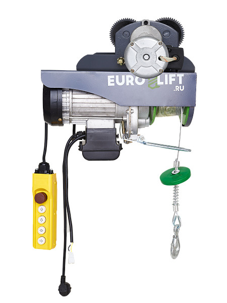 Лебедка электрическая передвижная EURO-LIFT KX 1000 г/п 500/1000 кг, в ...