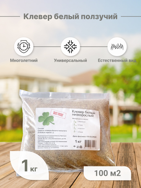 Газонные травы Best Seeds - Best Price Клевер ползучий сорт белогорский ...
