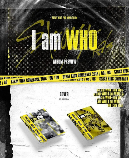 CD Audio CD 2-й мини-альбом STRAY KIDS - I am WHO (случайная версия ...