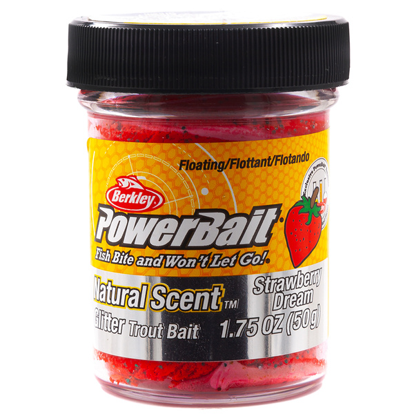 BERKLEY - POWERBAIT® NATURAL SCENT GLITTER 1.75oz 50g Fluo Orange (Ban