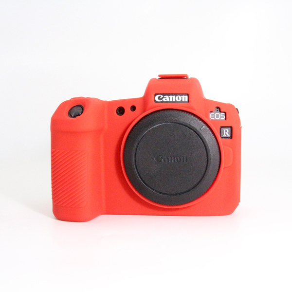 Силиконовый противоударный чехол для фотоаппарата Canon EOS R мягкого ...