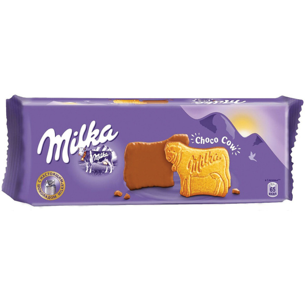 Печенье milka фото Печенье MILKA (Милка), сдобное, покрытое молочным шоколадом, 200 г - купить с до