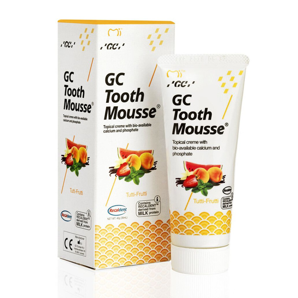 Зубной гель (паста) GC Tooth Mousse Тус Мусс Тус мус для восстановления ...