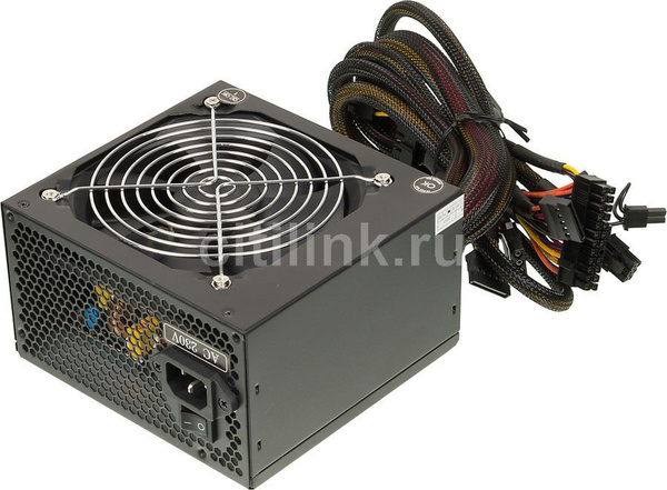 HIPRO Блок питания компьютера HPC500W-Active, 500 Вт (HPC500W-Active ...