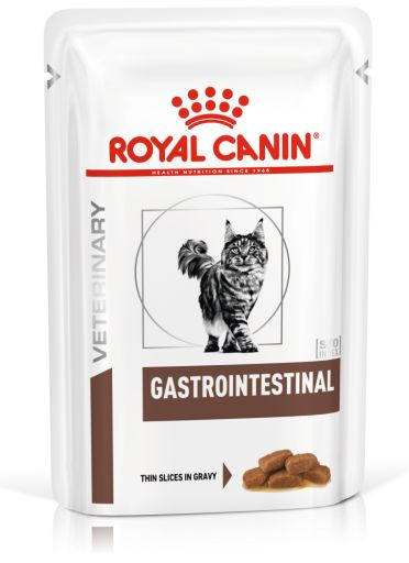 Royal Canin Gastrointestinal (соус) для кошек, паучи 85гх12шт - купить ...