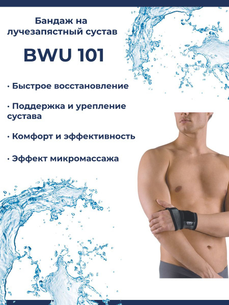Бандаж на лучезапястный сустав Orto Professional BWU 101 купить на OZON ...
