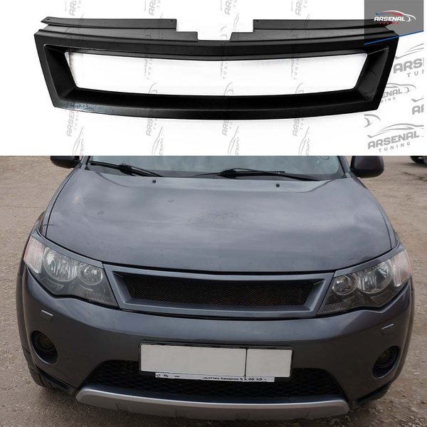 Решетка (Накладка) радиатора широкая Roadest для автомобиля Mitsubishi ...