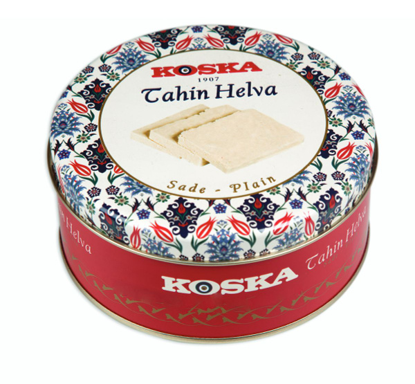 Халва Koska кунжутная тахинная в металлической упаковке, 350 г - купить ...