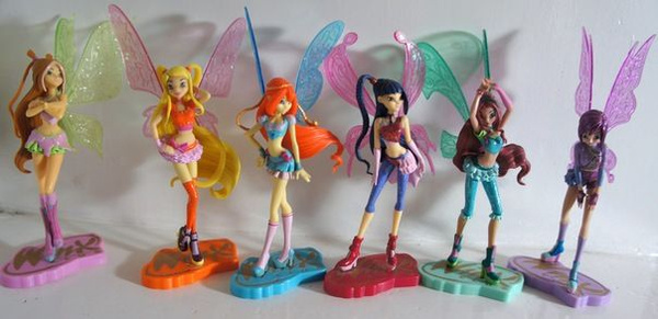 Набор фигурок Winx Club, 6 шт., коллекционный набор Винкс - купить с ...