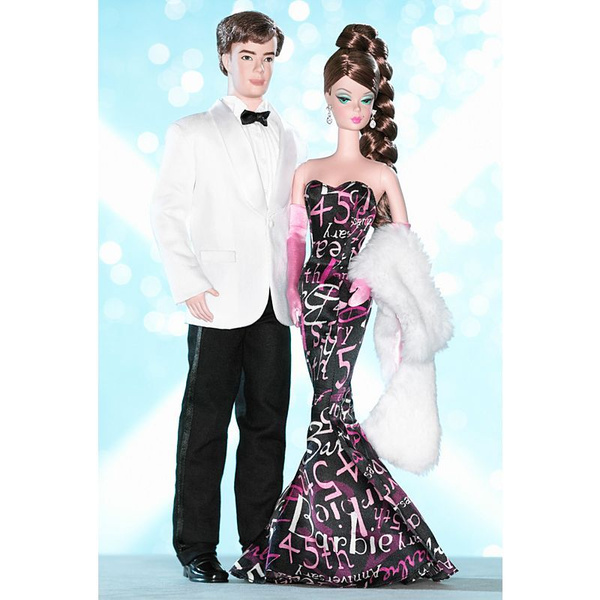 Подарочный набор кукол Barbie 45th Anniversary Barbie and Ken (Барби и ...