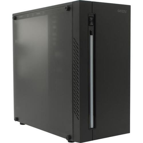 Корпус для пк Ginzzu, черный, без Бп, D370 RGB Window - купить с ...
