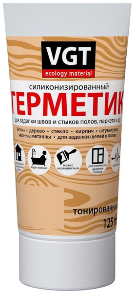 Силиконовый Герметик VGT, Для ламината, светло-серый - купить по низким ...