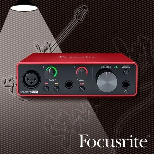 Внешняя звуковая карта FOCUSRITE Scarlett Solo 3rd Gen купить на OZON ...