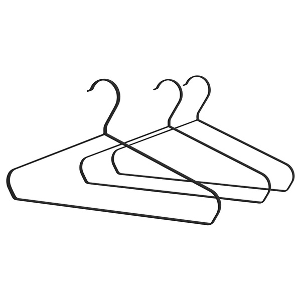 Набор вешалок плечиков IKEA, 41 см, 3 шт - купить по доступной цене c ...