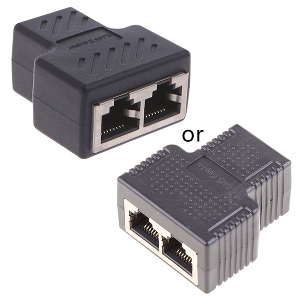Коннектор,Разветвитель сетевого кабеля RJ45 на два соединения, тройник ...