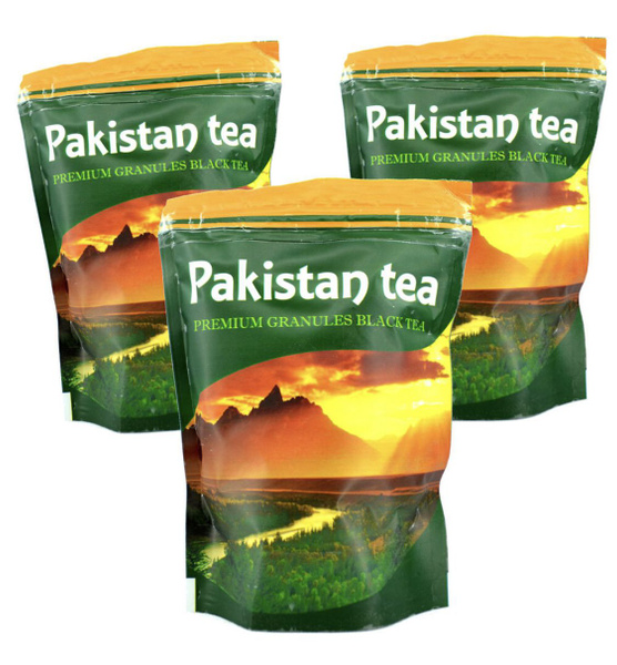 PAKISTAN TEA Премиум Чай чёрный пакистанский гранулированный 200 гр*3 ...