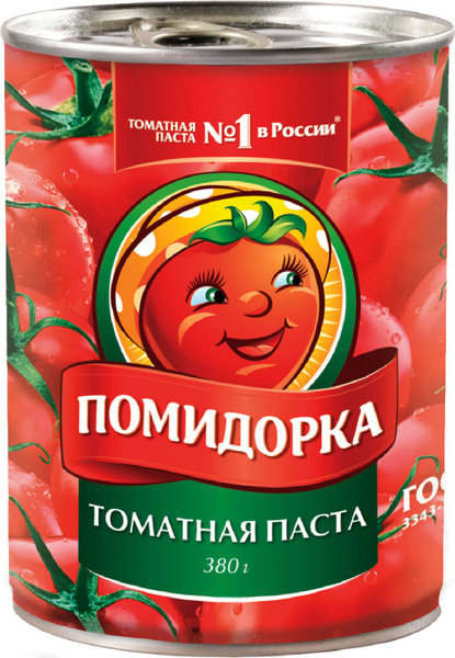 Томатная паста Помидорка, 380 г - купить с доставкой по выгодным ценам ...