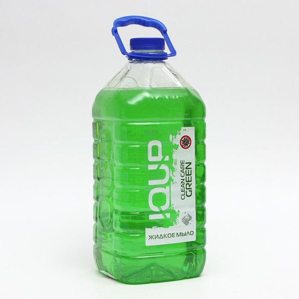 IQUP, Жидкое мыло, Clean Care Green, зеленое ПЭТ, 5 литров - купить с ...