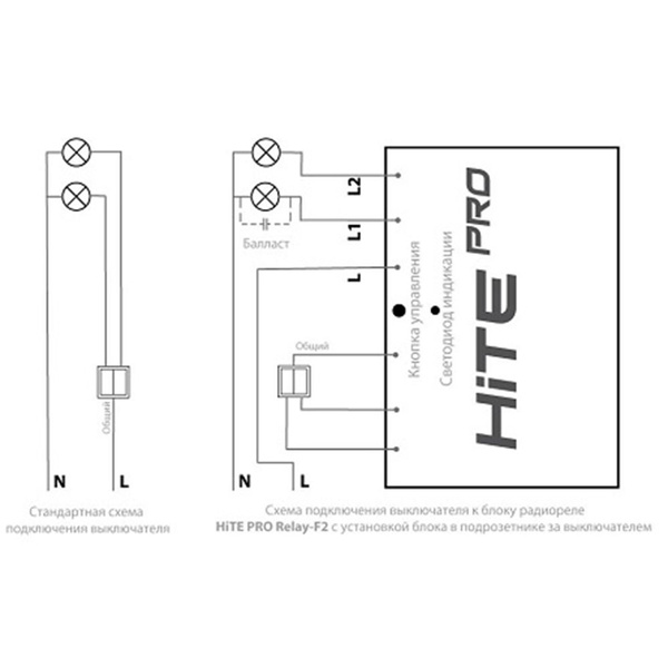 Как подключить дистанционный выключатель hite pro к Блок управления Relay-F2 - купить с доставкой по выгодным ценам в интернет-магаз