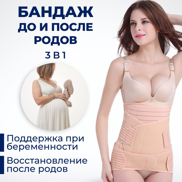 Характеристики Бандаж послеродовый INNORTO Будущей маме: до и после ...