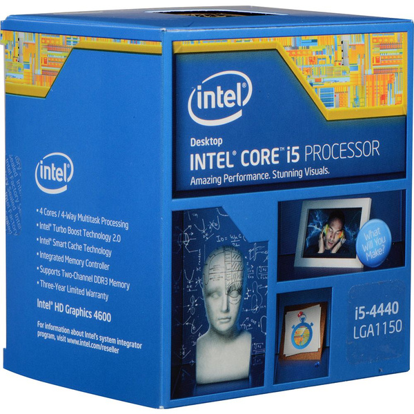 Процессор Intel Core i5 4-го поколения, BOX (с кулером), 4 яд., 3.1 ГГц ...