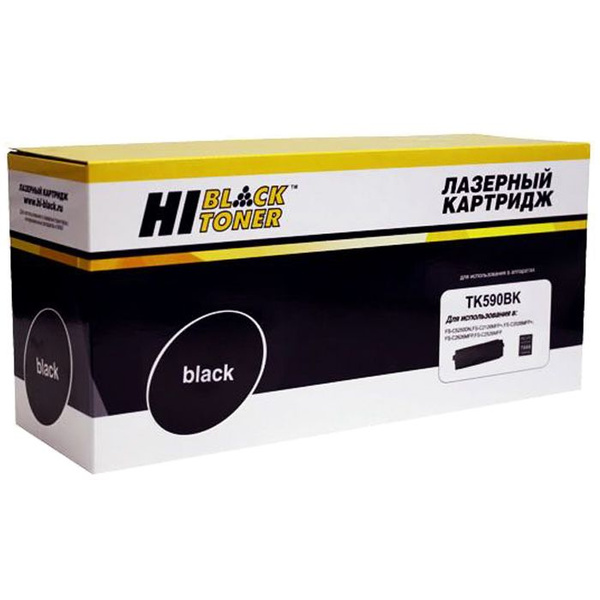 Расходник для печати Hi-Black HB-TK-590BK, Черный (black), для ...