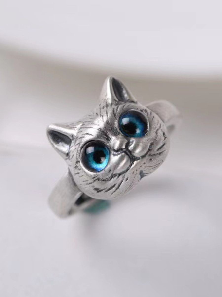 Кольцо для девочки детское с котиком DRAKON IRG колечки кошка для ...