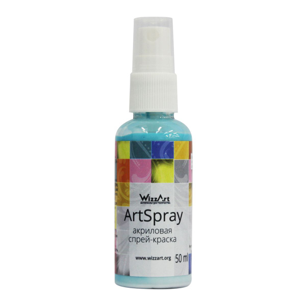 Акриловая краска спрей ArtSpray Wizzart 50 мл, для ткани, дерева ...