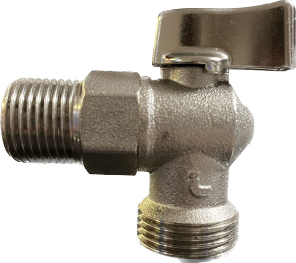 Кран шаровый 1/2"х3/4" угловой, резьба НР/НР Itap (Италия) для ...
