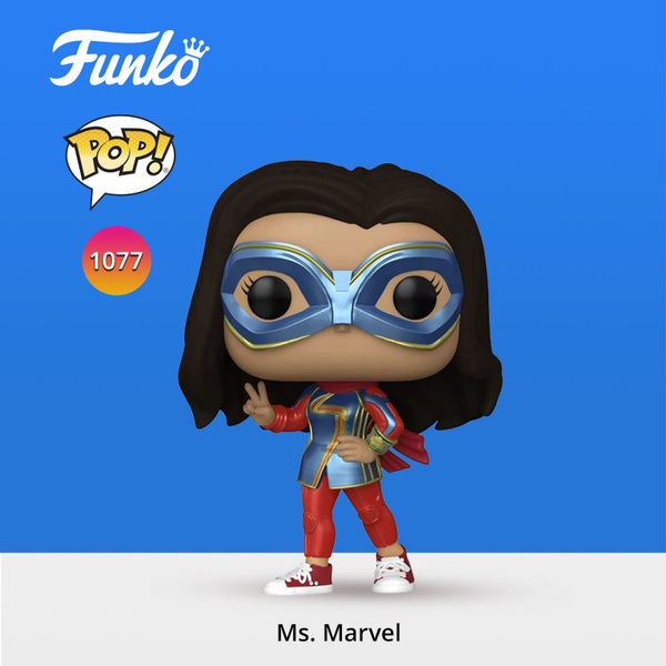 Фигурка Funko POP! TV Bobble Marvel Ms. Marvel/ Фанко ПОП по мотивам ...