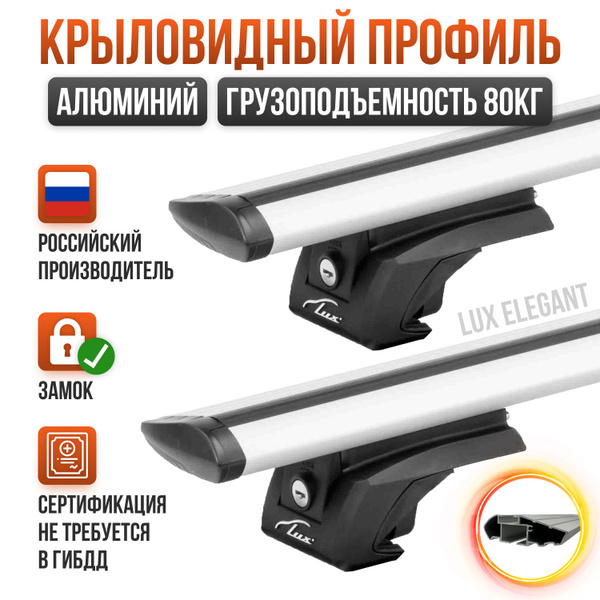 Крепление багажника LUX LUXBAGA:KiaSportageII - купить по доступным ...