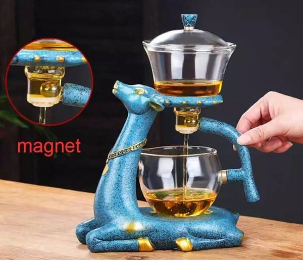 Чайник заварочный Гунфу "Нефритовый олень" с клапаном для пуэра ...