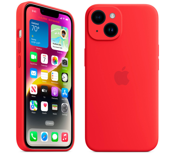 Силиконовый чехол Apple с Soft-touch покрытием на iPhone 14 PLUS с ...