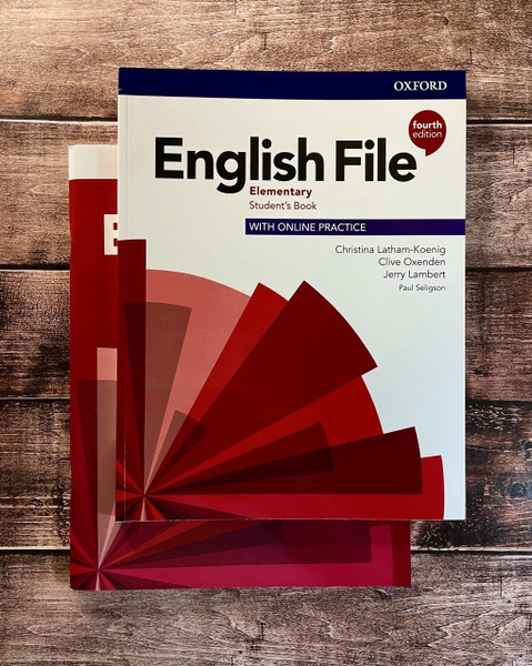 English File Elementary (С ОНЛАЙН КОДОМ) Students book and Workbook ...