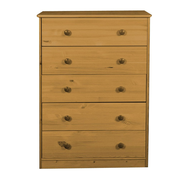 Комод Дом Мебели из Сосны Вокко 75-05, 84x41x115 см, 5 ящ. - купить по ...