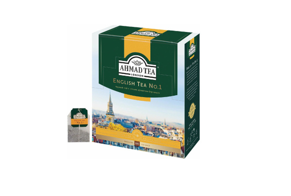 Ahmad Tea Чай №1, с бергамотом, 100 пак х 2 гр - купить с доставкой по ...