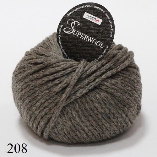 Пряжа Seam Superwool 208 Сеам Супервул, 50 г, 60 м, 1 моток купить на ...