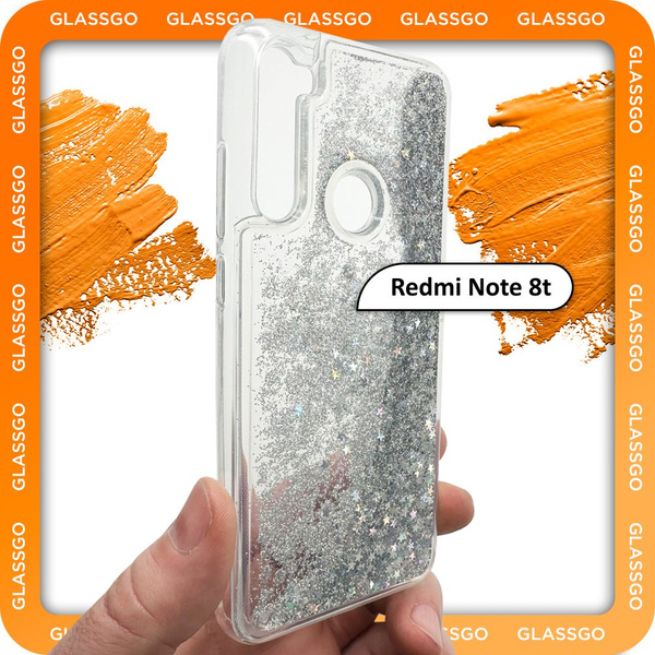 Чехол силиконовый переливашка на Xiaomi Redmi Note 8t / на Редми Нот 8T ...