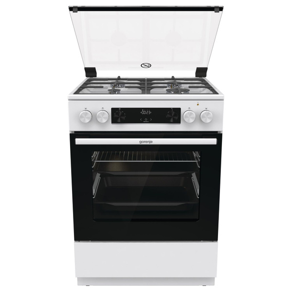 Комбинированная плита Gorenje GKS6C70WF, белый - купить по выгодной ...