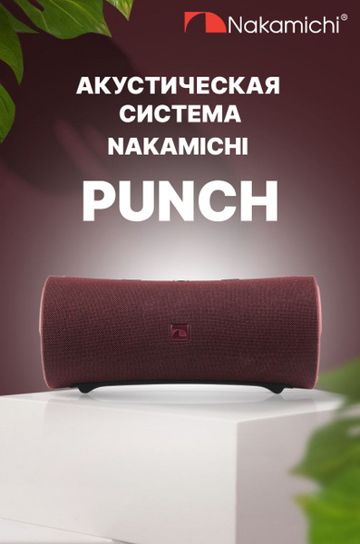 Беспроводная колонка Nakamichi Punch BLK - купить по доступным ценам в ...