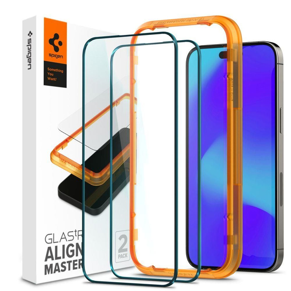 Защитное стекло SPIGEN для iPhone 14 Pro Max - Align Master Full Cover ...