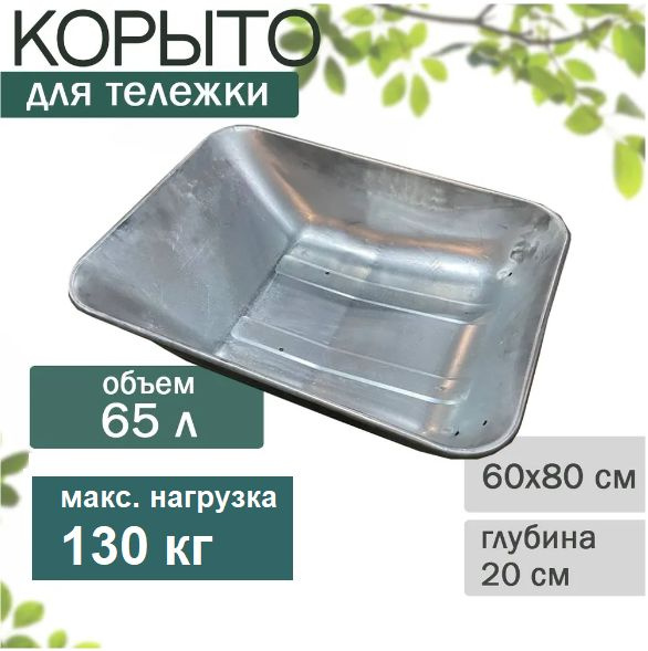 Корыто для садовой тачки Быстройка koryto-s, 130 кг - купить по ...