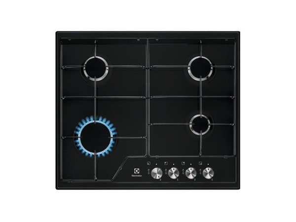 Газовая варочная панель Electrolux EGS6424K, черная купить по низкой ...
